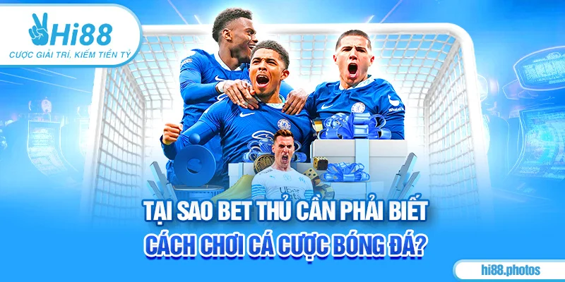 Tại sao bet thủ cần phải biết cách chơi cá cược bóng đá?
